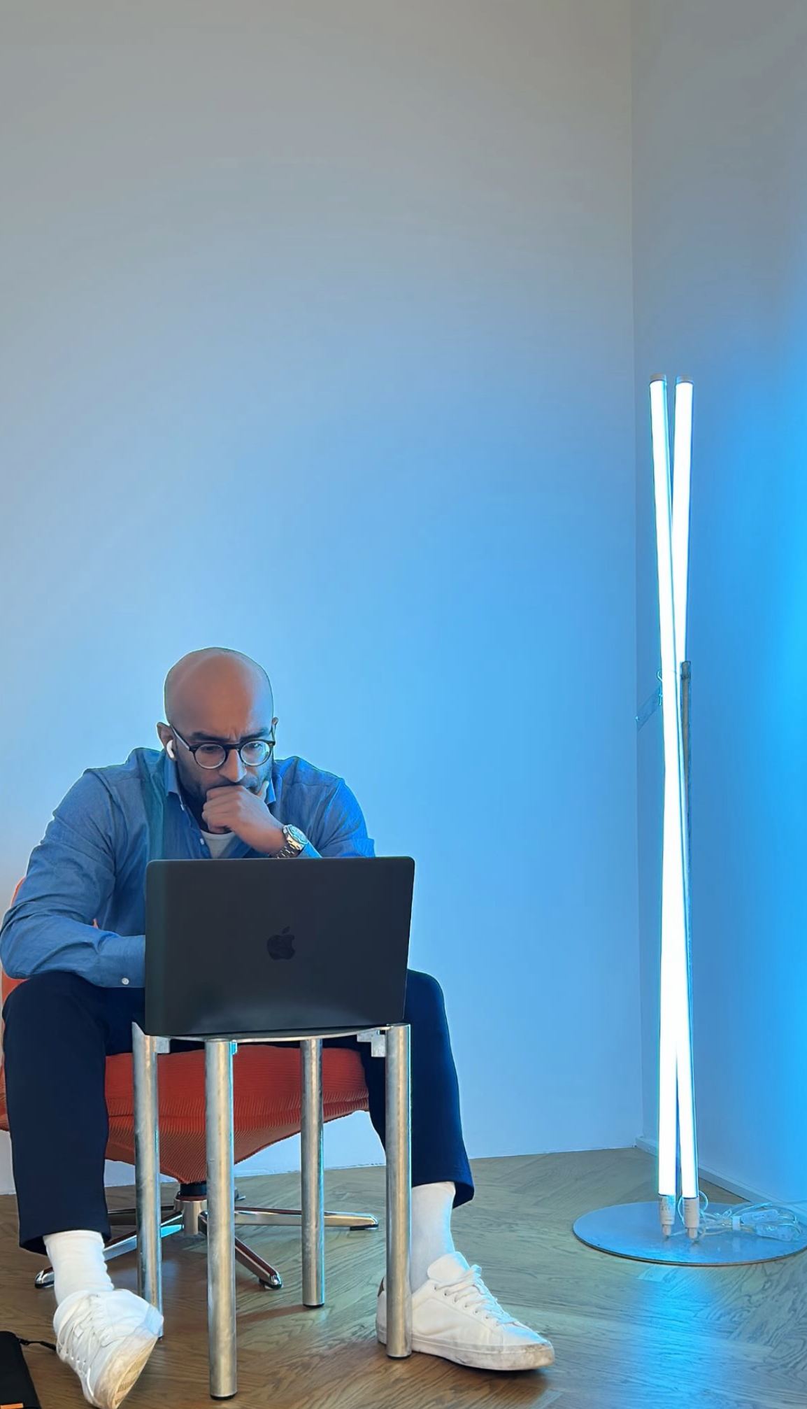 Kathir bei der Arbeit